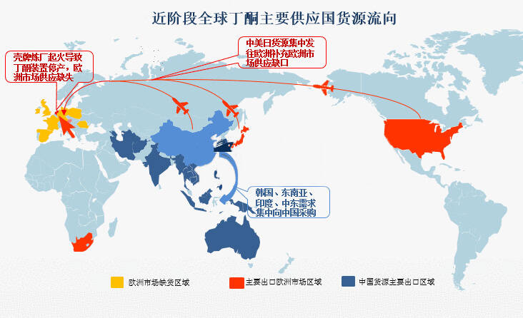 欧洲壳牌一把火，中国丁酮'火'半年