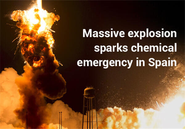 Massive explosion sparks chemical emergency in Spain