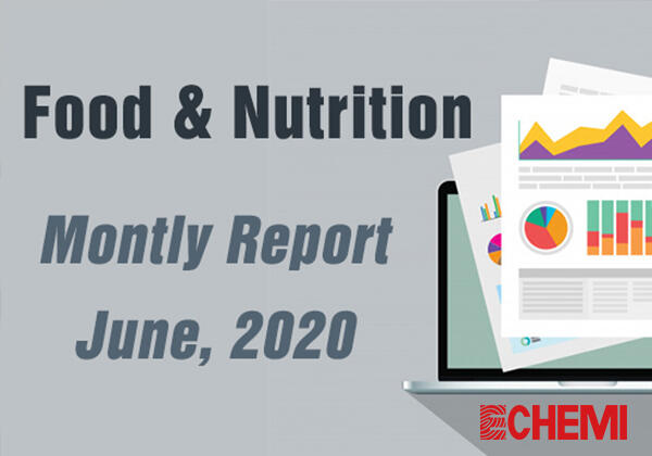 Market Analysis - Monthly Report - June, 2020 - Food & Nutrition