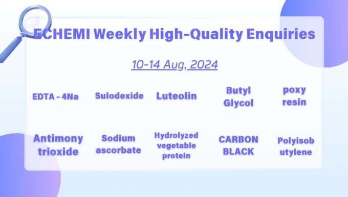 ECHEMI High Quality Inquiries (10-14 Aug)