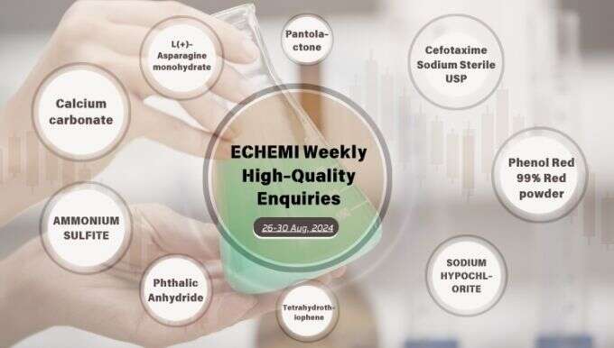 ECHEMI High Quality Inquiries (26-30 Aug)