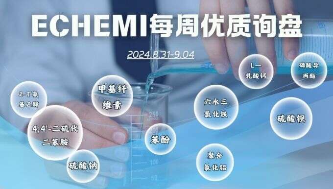 ECHEMI一周优质询盘出炉，等供应商紧急报价中~（8月31日-9月4日）