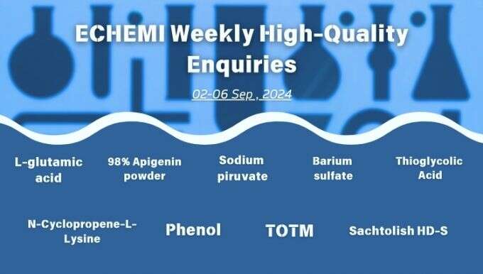 ECHEMI High Quality Inquiries (2-6 Sep)