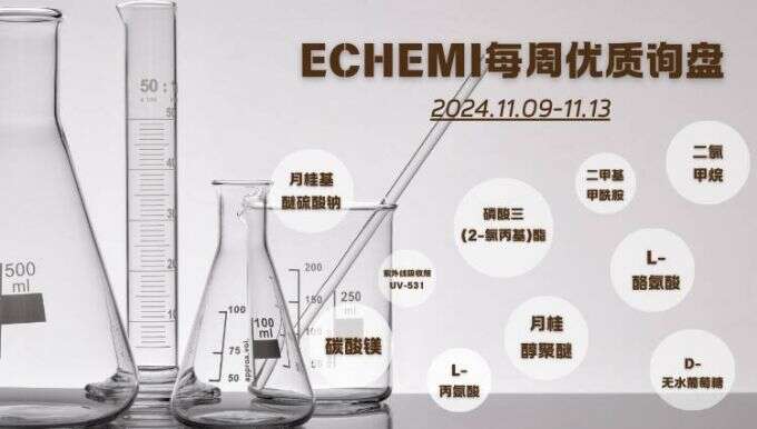 ECHEMI一周优质询盘出炉，等供应商紧急报价中~（11月9日-11月13日）