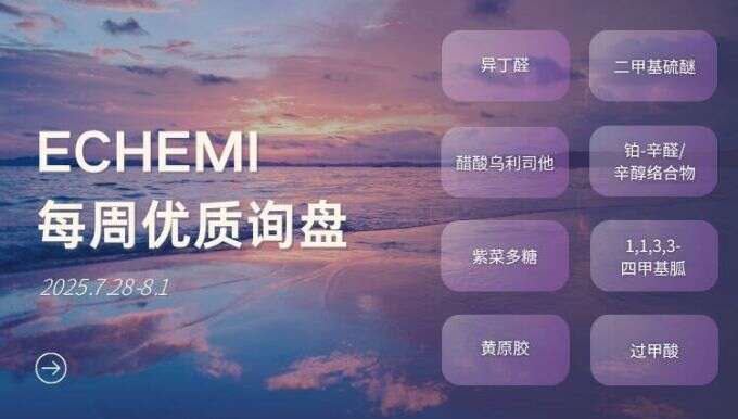 ECHEMI优质询盘更新：7.28-8.1