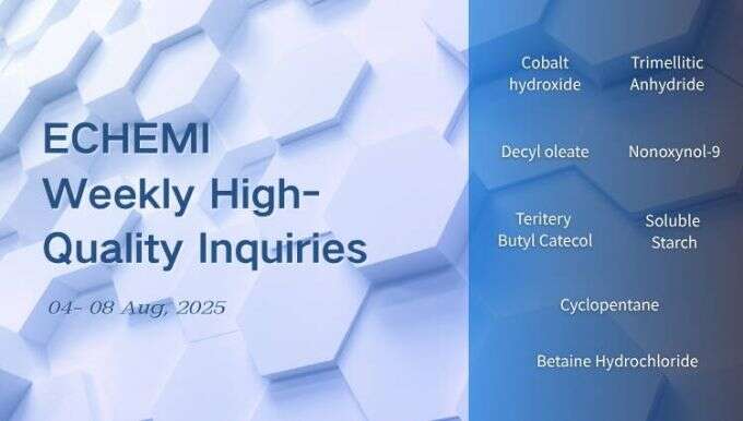ECHEMI High Quality Inquiries (4-8 Aug)