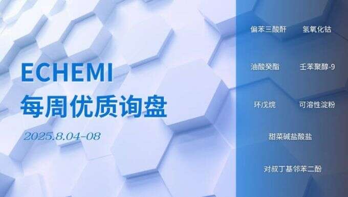 ECHEMI优质询盘更新：8.4-8.8