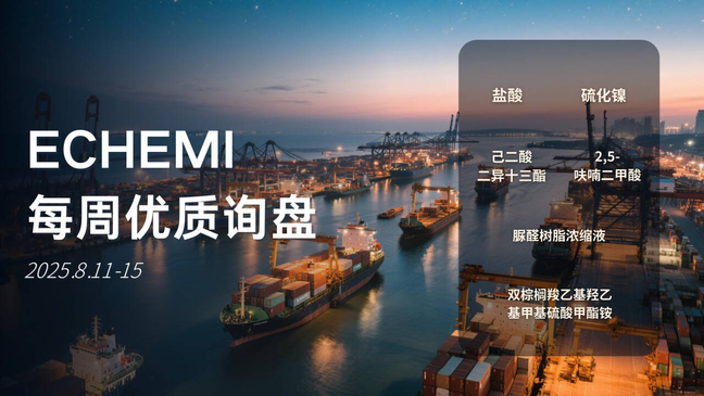 ECHEMI优质询盘更新：8.11-8.15