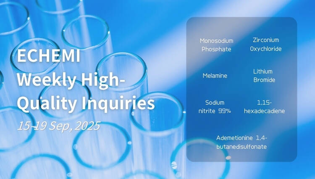 Premium Global Chemical Sourcing Requests (15-19 Sep 2025)