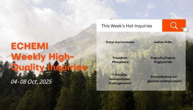 Premium Global Chemical Sourcing Requests (4-8 Oct 2025)