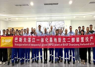 BASF’s Zhanjiang Integrated Site Commissions New Neopentyl Glycol (NPG) Unit BASF’s Zhanjiang Integrated Site Commissions New Neopentyl Glycol (NPG) Unit