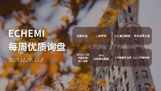 ECHEMI优质询盘更新：11.29-12.3 