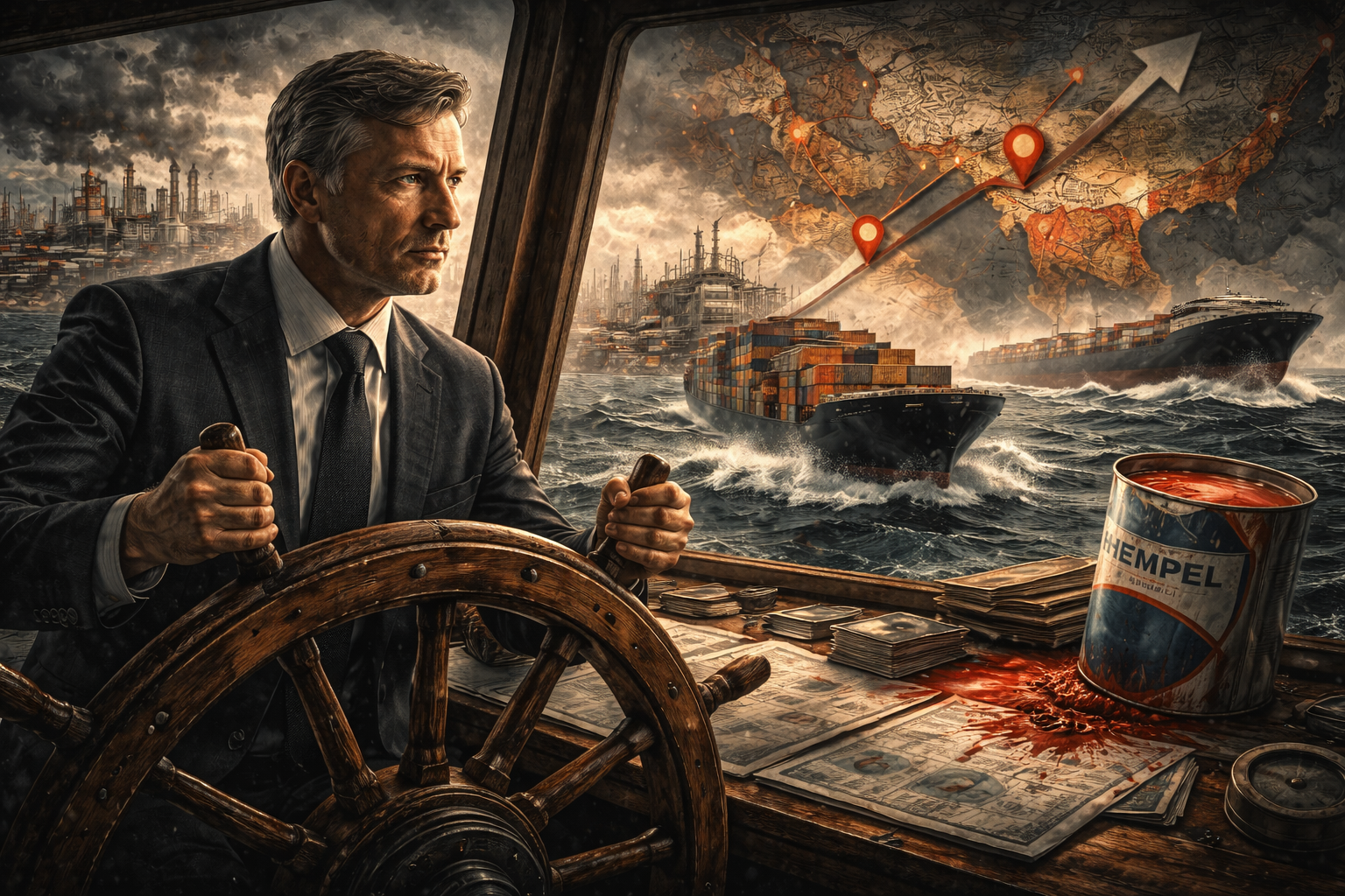 “Changing the Captain at Sea”: Hempel’s CEO Departs to Run a Ferry Giant—This Isn’t a Resignation Notice, It’s an Industry Stress Map