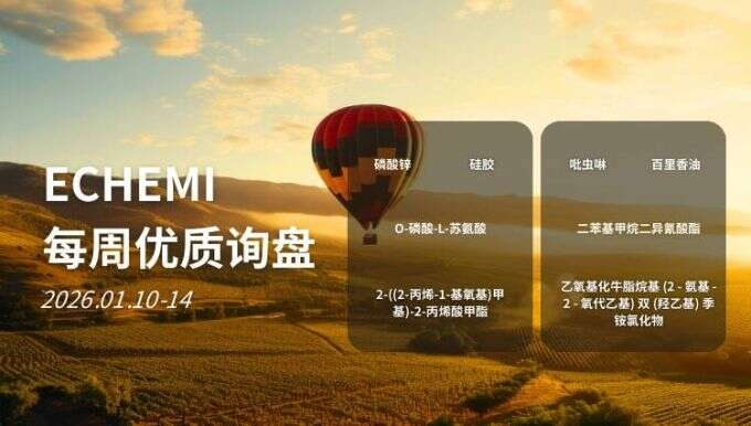 ECHEMI优质询盘更新：2026.1.10 - 1.14