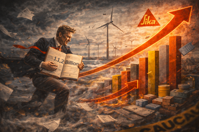 The “Counter-Wind Ledger” of CHF 11.2 Billion: Sika Barely Grew in 2025—Yet Kept Taking Market Share