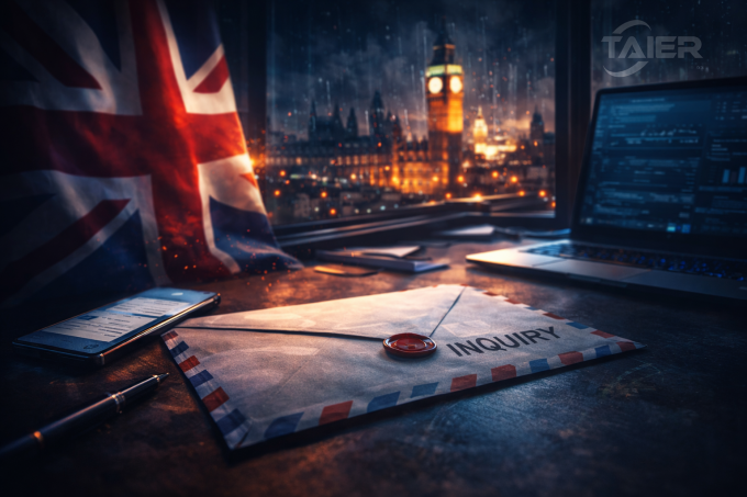 一封来自英国的询盘