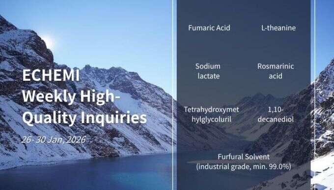 Premium Global Chemical Sourcing Requests (26 - 30 Jan, 2026)