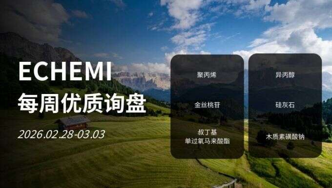 ECHEMI优质询盘更新：2026.2.28 - 3.3