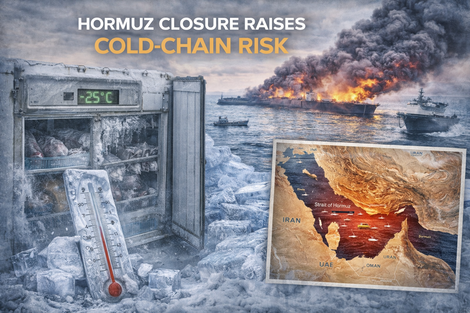 Hormuz Closure Raises Cold-Chain Risk