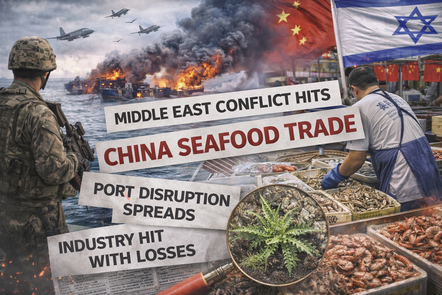 Middle East Conflict Hits China Seafood Trade