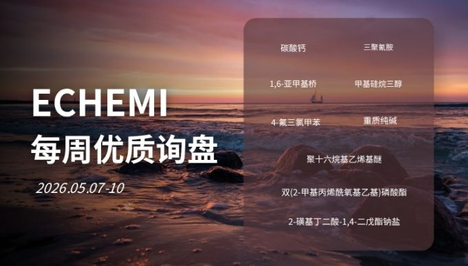 ECHEMI优质询盘更新：2026.5.07 - 5.10